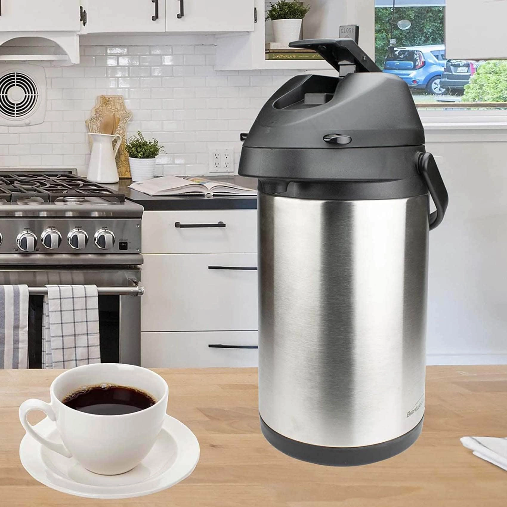 Airpot Stainless Steel Pump Vacuum Flask - 3.5L