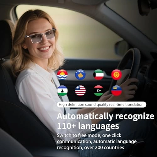 Smart Glasses - Auto Power On/Off Bluetooth UV400/Blue Light Protection