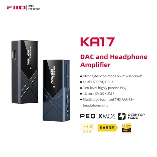 KA17 - Portable DAC Balanced Headphone Amplifier
