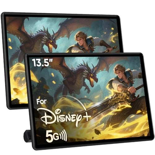 Android 13 Touch Screen Headrest Monitor - 13.5 inch