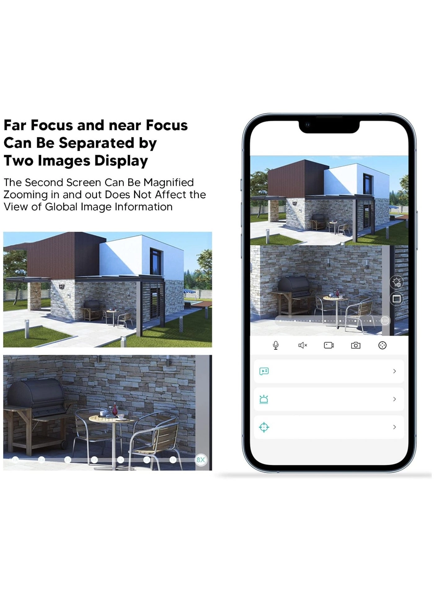 WiFi Camera - Dual screen Panoramic 360 IP66