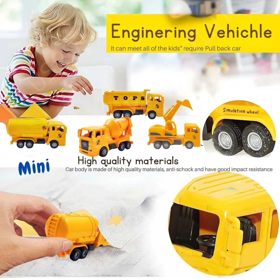 Construction Vehicle Set - 4pcs