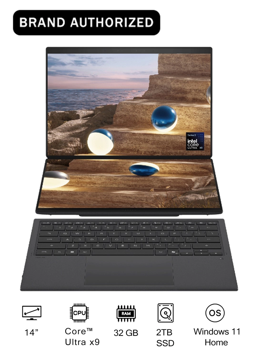 ASUS Zenbook Duo UX8407AA-SN066W - 14'' Core Ultra X9 32GB RAM 2TB SSD