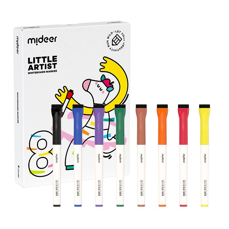 MIDEER White Board Markers - 8 Colors Durable Tip