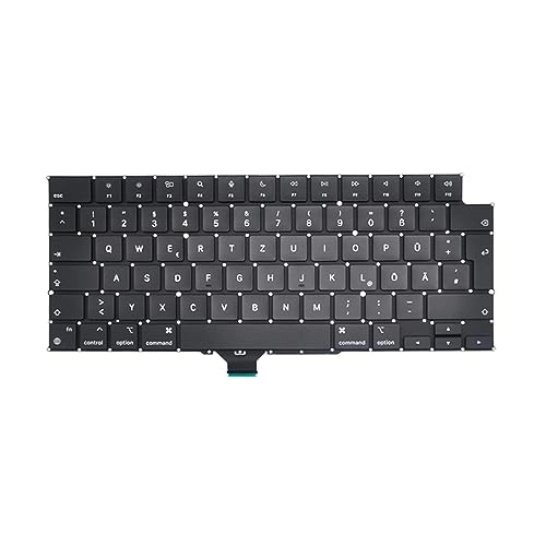 Replacement Backlight German QWERTZ Keyboard + Screws + Screwdriver - DE Wired