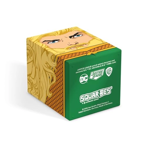 Aquaman - DC JUSTICE LEAGUE - Squaroes - Deck box holds up to 100 double-sleeved / 120 single-sleeved - Made in Germany