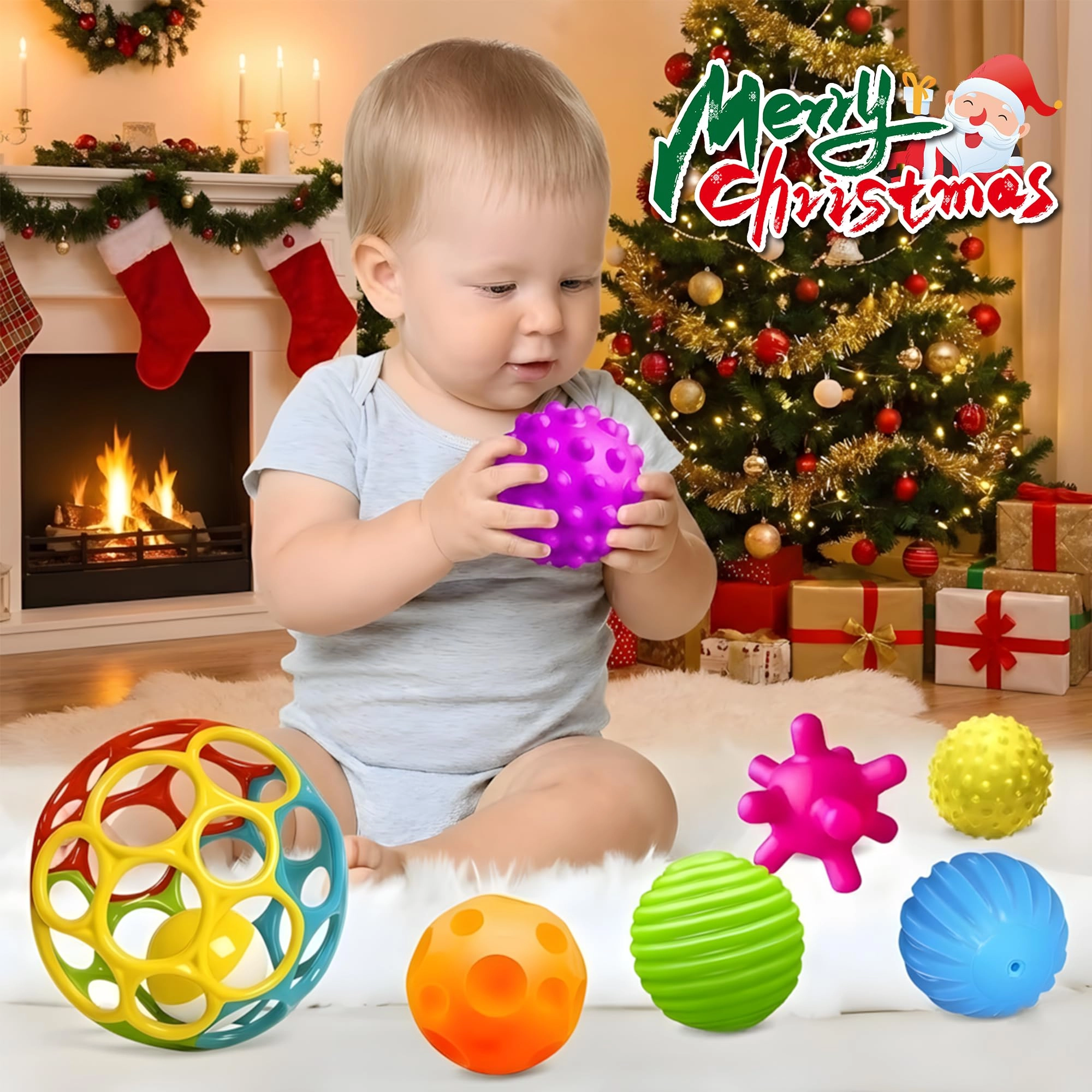 Sensory Textured Balls - Plastic