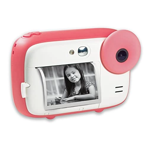 Realikids Instant Cam - 2.4 inch Pink + ATP3WH - 3 Rolls Thermal Paper