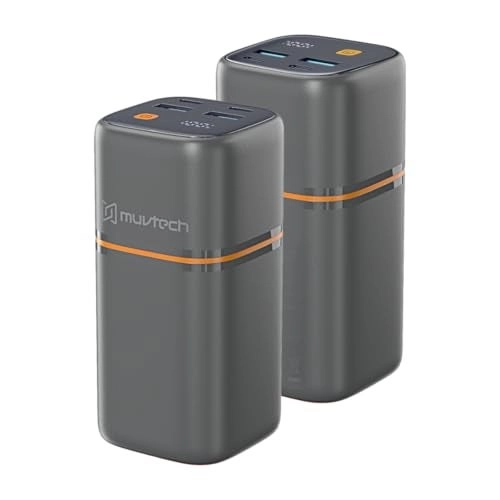 Muvtech TitanX - 20000mAh Fast Charging 2 USB-A 2 Type-C