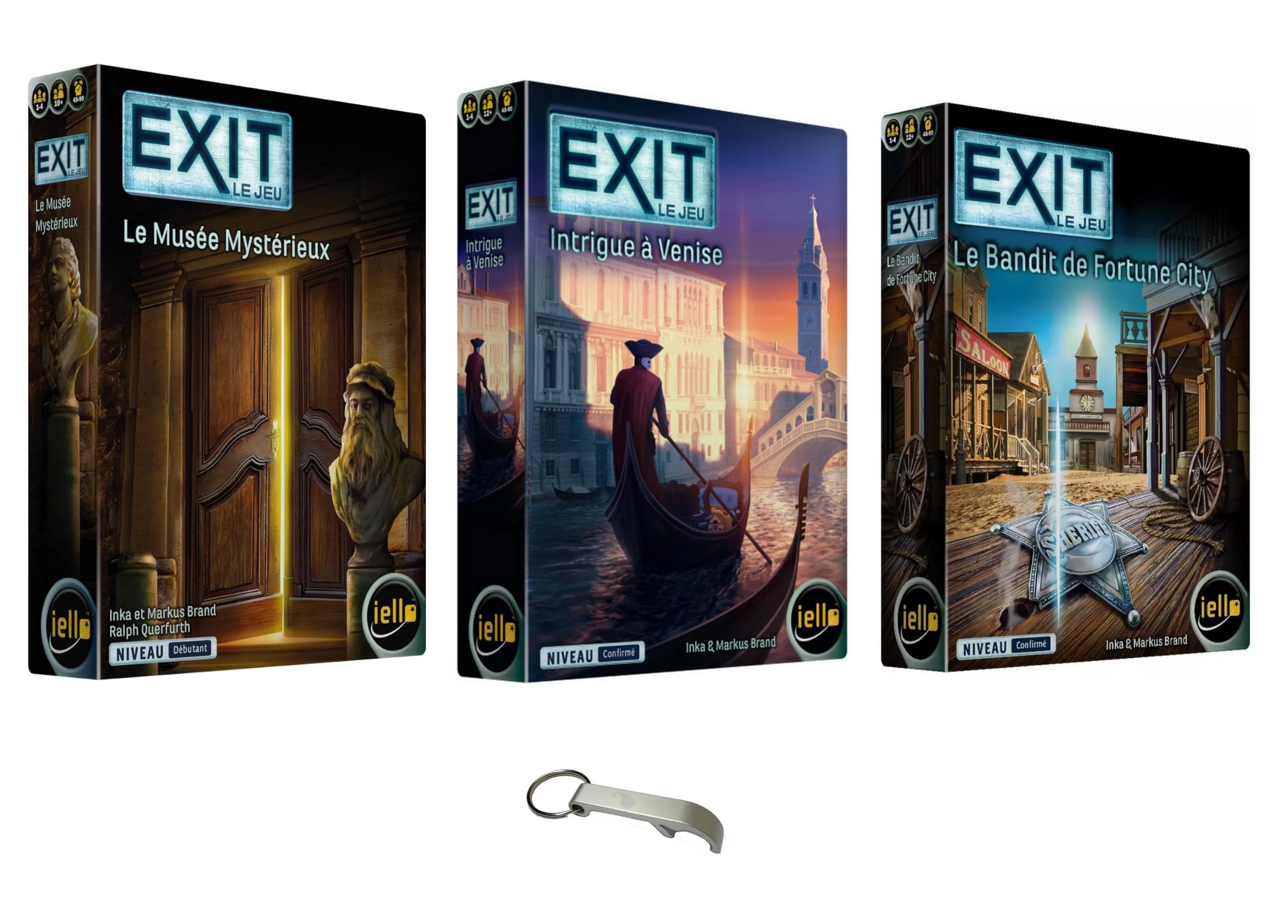 Blumie Shop Exit The Bandit of Fortune City + The Mysterious Museum + Venice Intrigue 3-in-1 Puzzle (BLU2043-BLU2045)