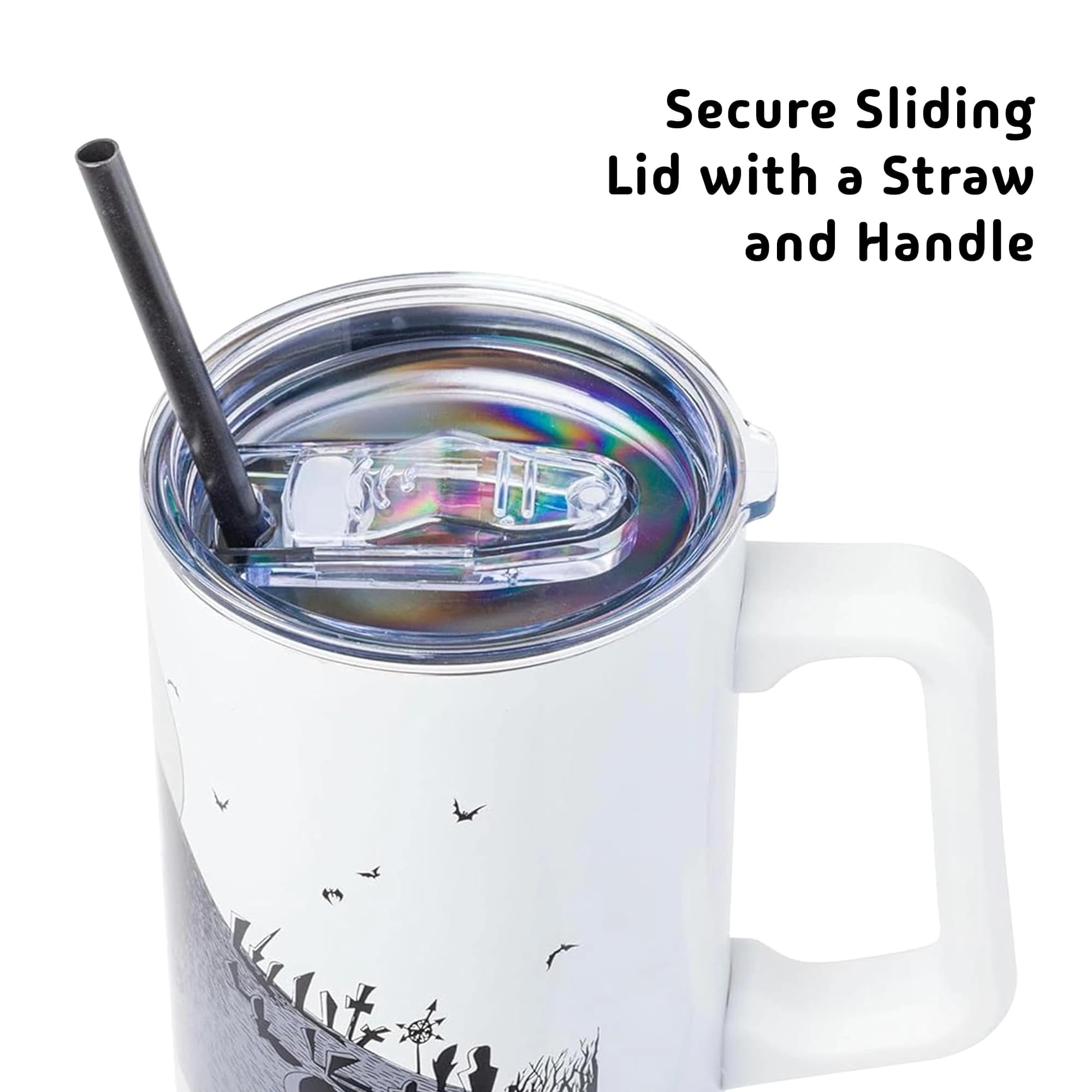 Stainless Steel Nightmare Before Christmas Jack Skellington Tumbler - 1183ml