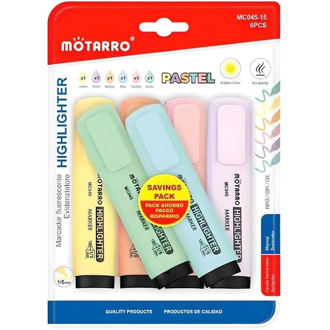Highlighter - Assorted Colors 1/5mm