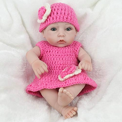 Reborn Baby Doll - 10 inch 25 cm Silicone black skin Ages 3 months+