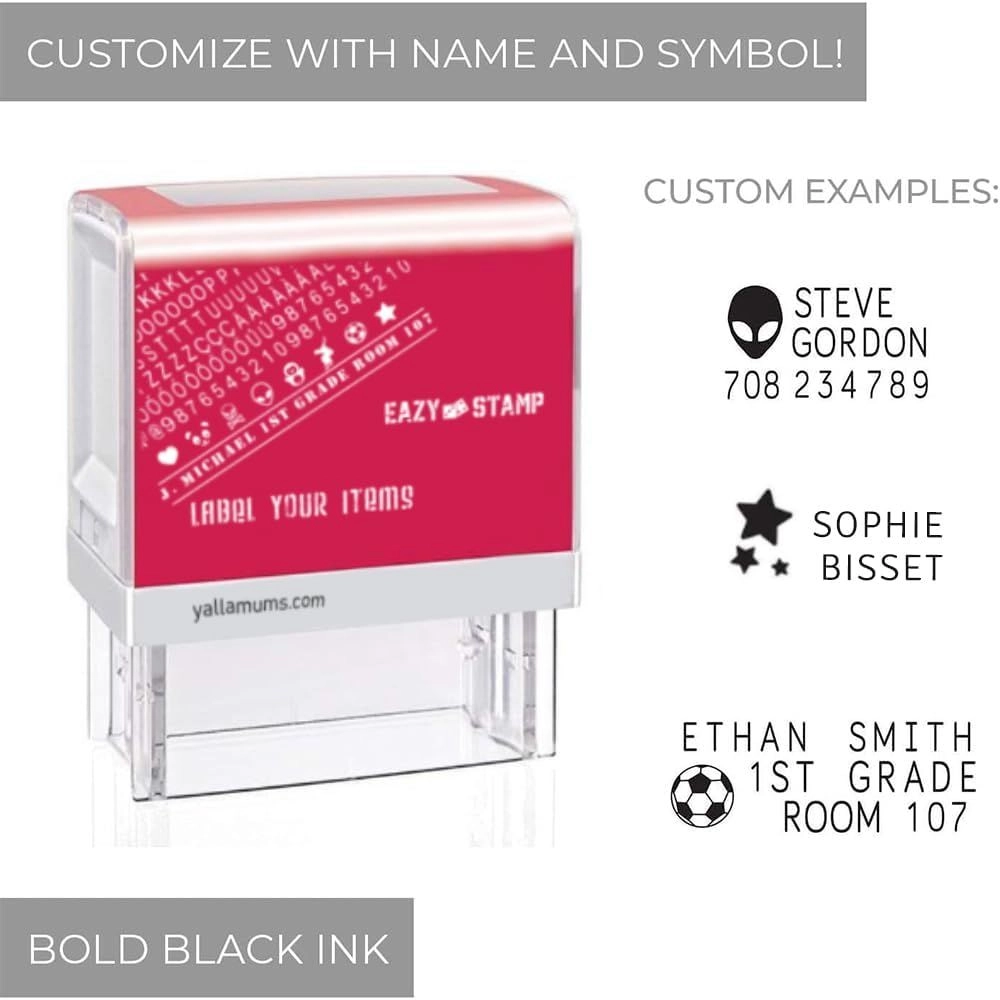 Self Inking Fabric Stamp Kit - 8+ years
