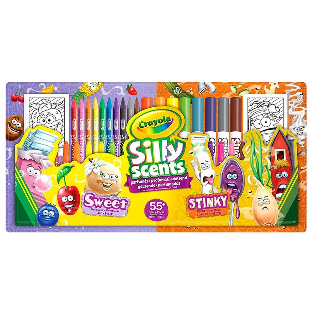 Crayola Sweet & Stinky Silly Scents - 55pcs