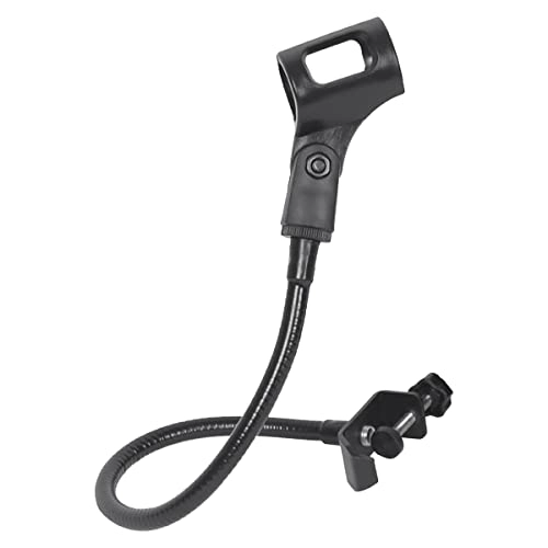 Gooseneck Mic Stand - Adjustable with Clip