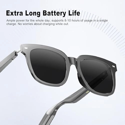 AI Translation Smart Glasses - Real Time Translation Microphone Speaker