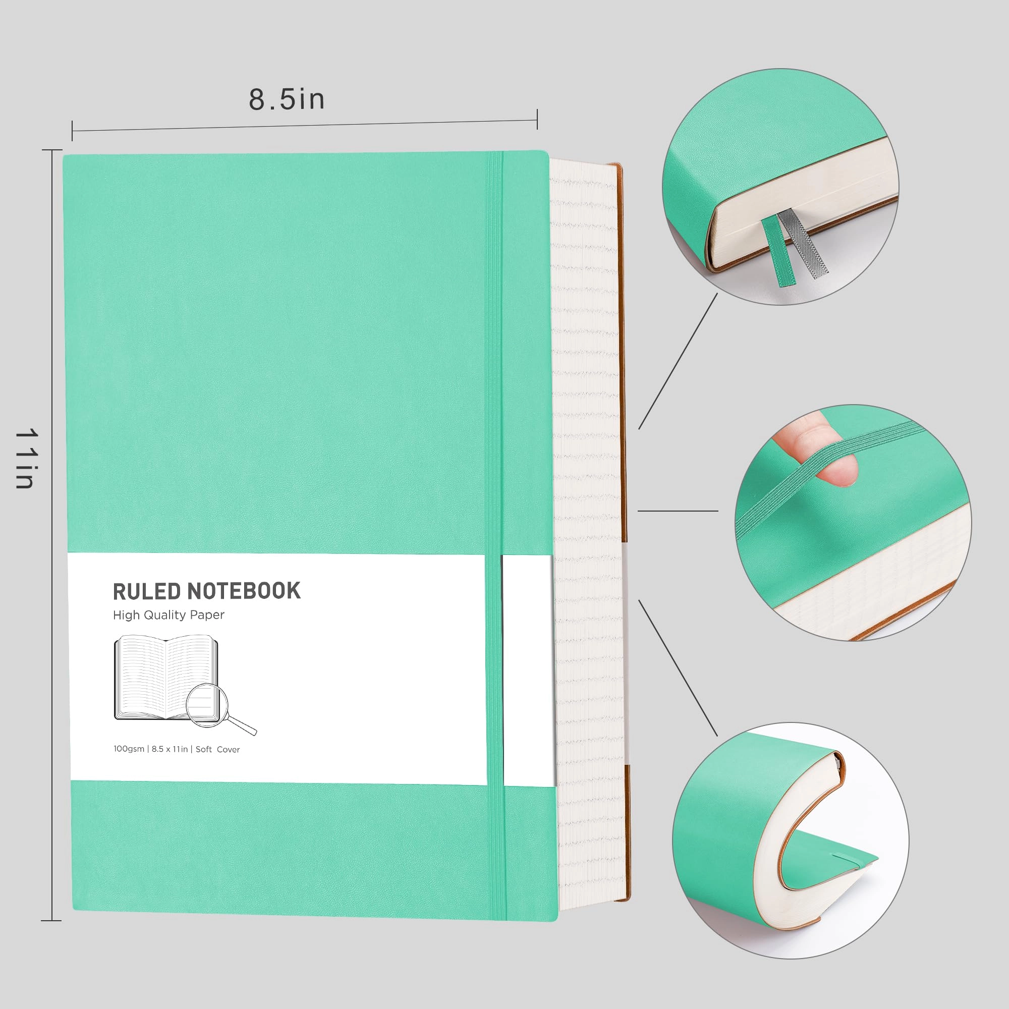 A4 Lined Notebook A4 Softcover - Lined 320 Pages