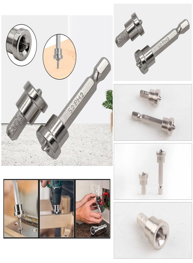 Drywall Screw Setter - 10 Pack 1/4 Inch Hex Shank S2 PH2