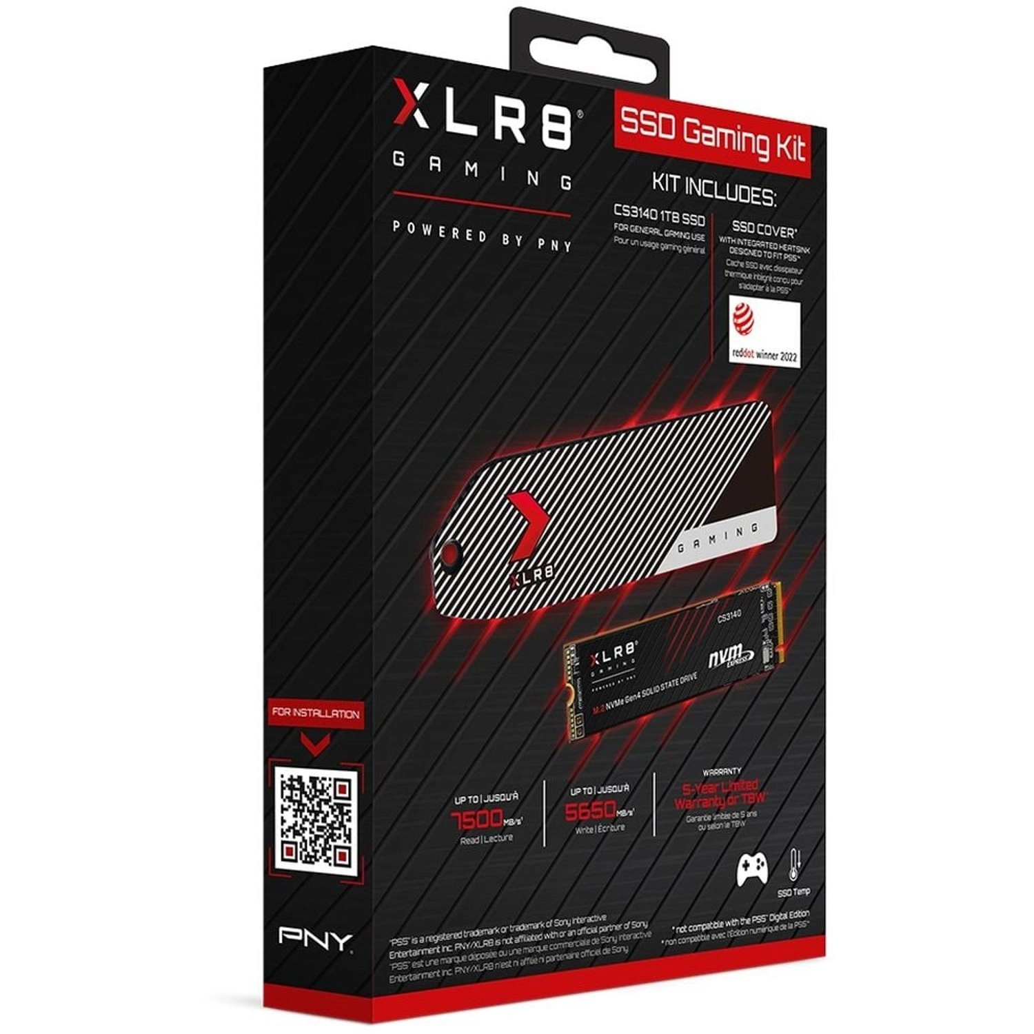 XLR8 CS3140 - 1TB M.2 + XLR8 SSD Cover
