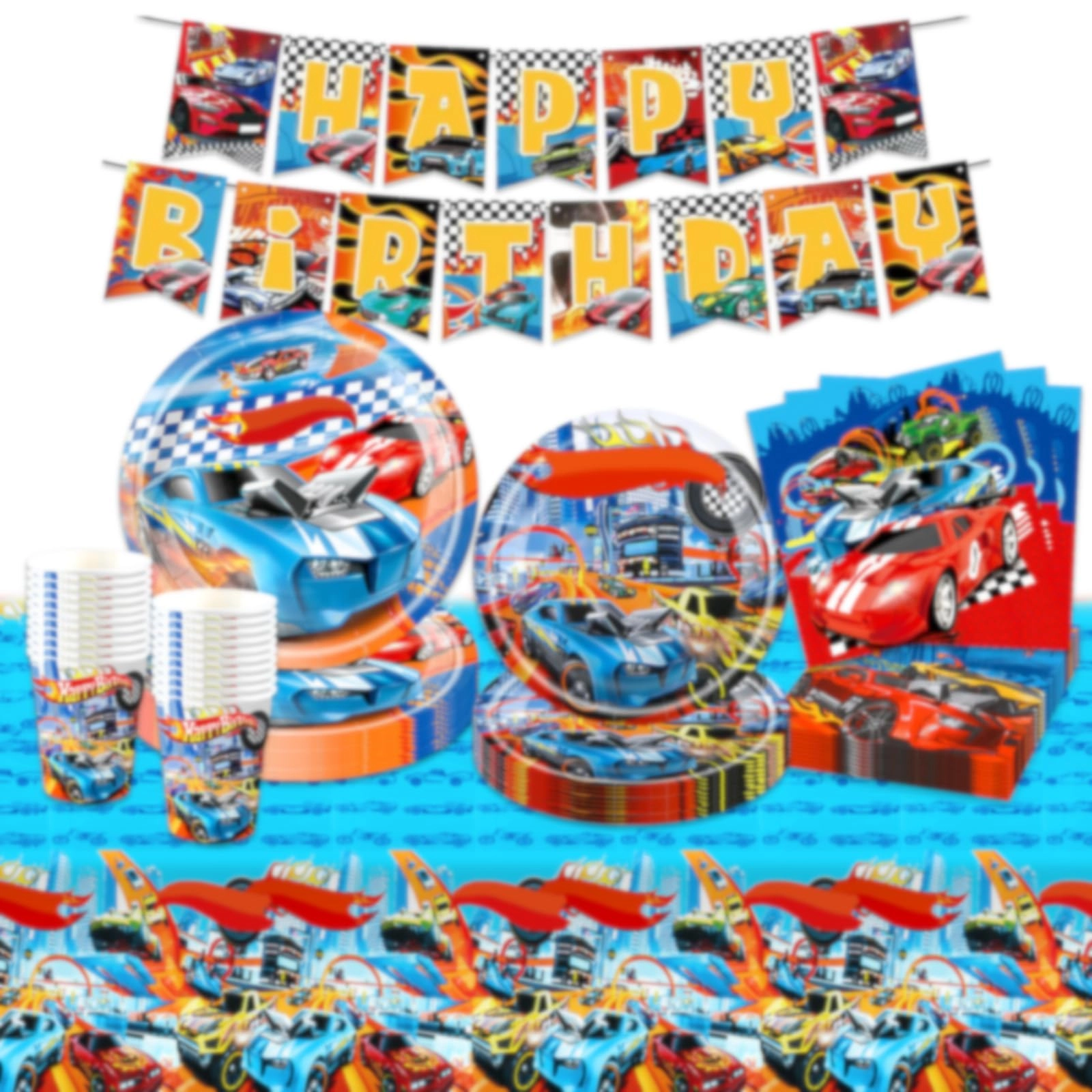 Party Tableware Set - 52PC Birthday