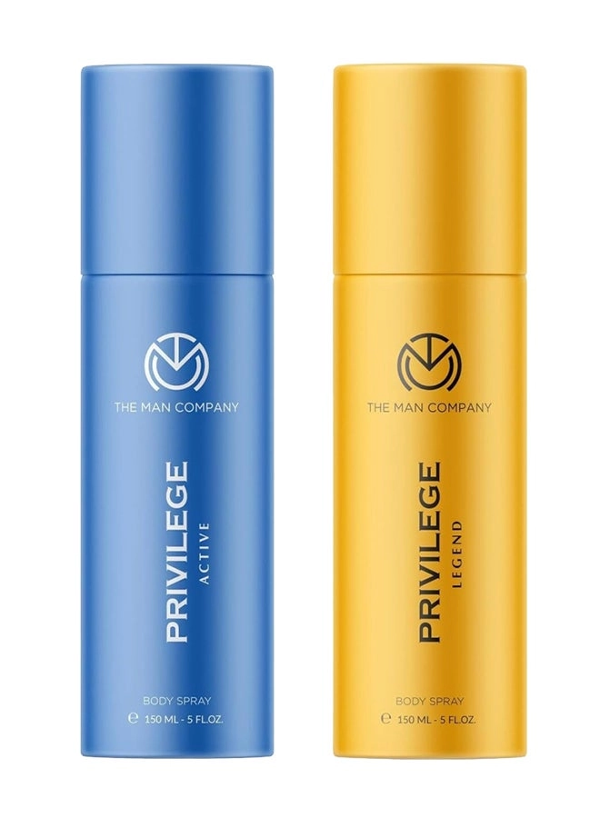 Privilege Deodorants - Active Legend Intense Bold Premium Pack