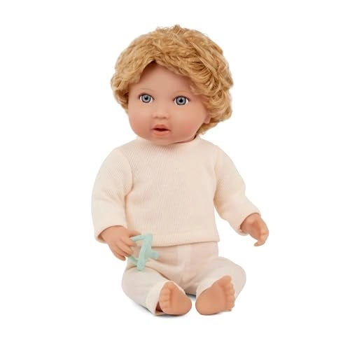 Realistic Baby Doll - Fair Skintone Blue Eyes Green Jumper Outfit Ages 2+