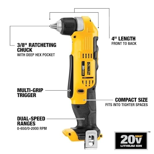 DCD740C1 - Right Angle Drill Kit