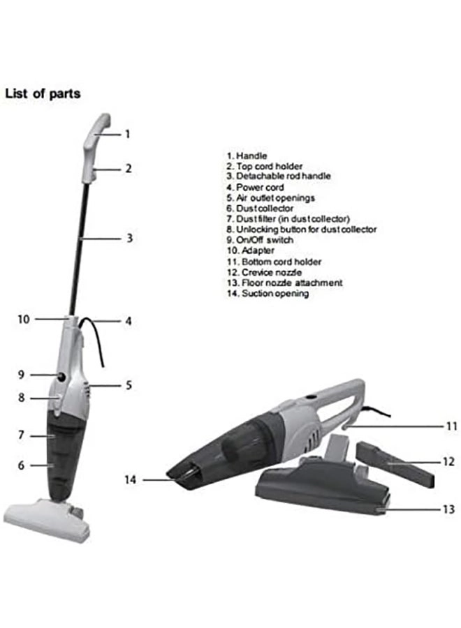 SC861 - Upright Vacuum Cleaner