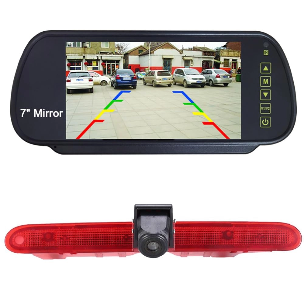 HD Brake Light Reversing Camera - 628x586 pixels