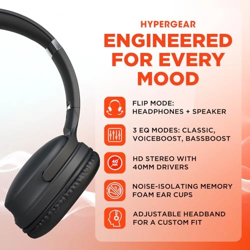 Flip 2-in-1 Wireless Headphone