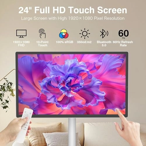 Rolling Smart TV - 1920 X 1080 24 Inch