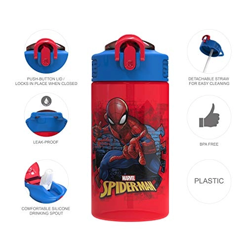 Marvel Spider-Man Water Bottle - Spout Cover