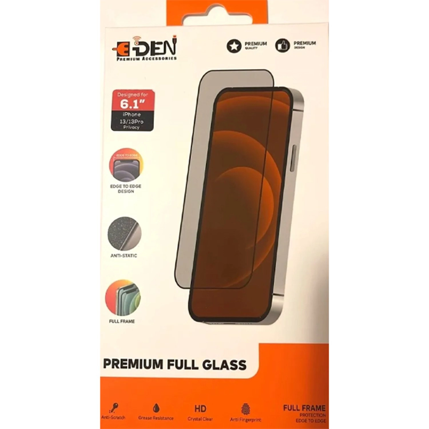 Eden Privacy Screen Protector - iPhone 13 Pro/13