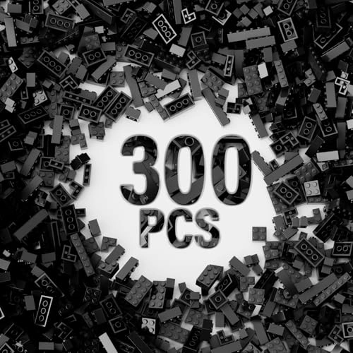 YUJHITP Bricks Bulk Assortment Pack - Plastic 300