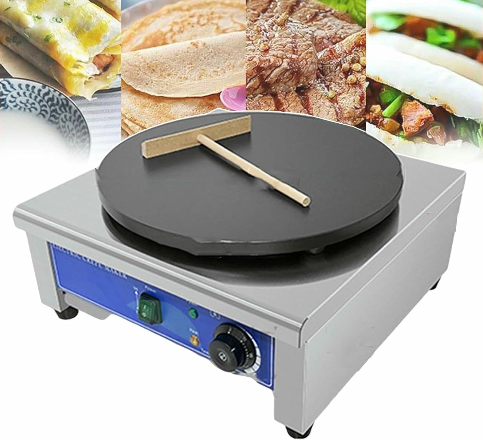 MGWEGWEM Electric Pancake Maker - Single-head 40 cm/15.7 inches
