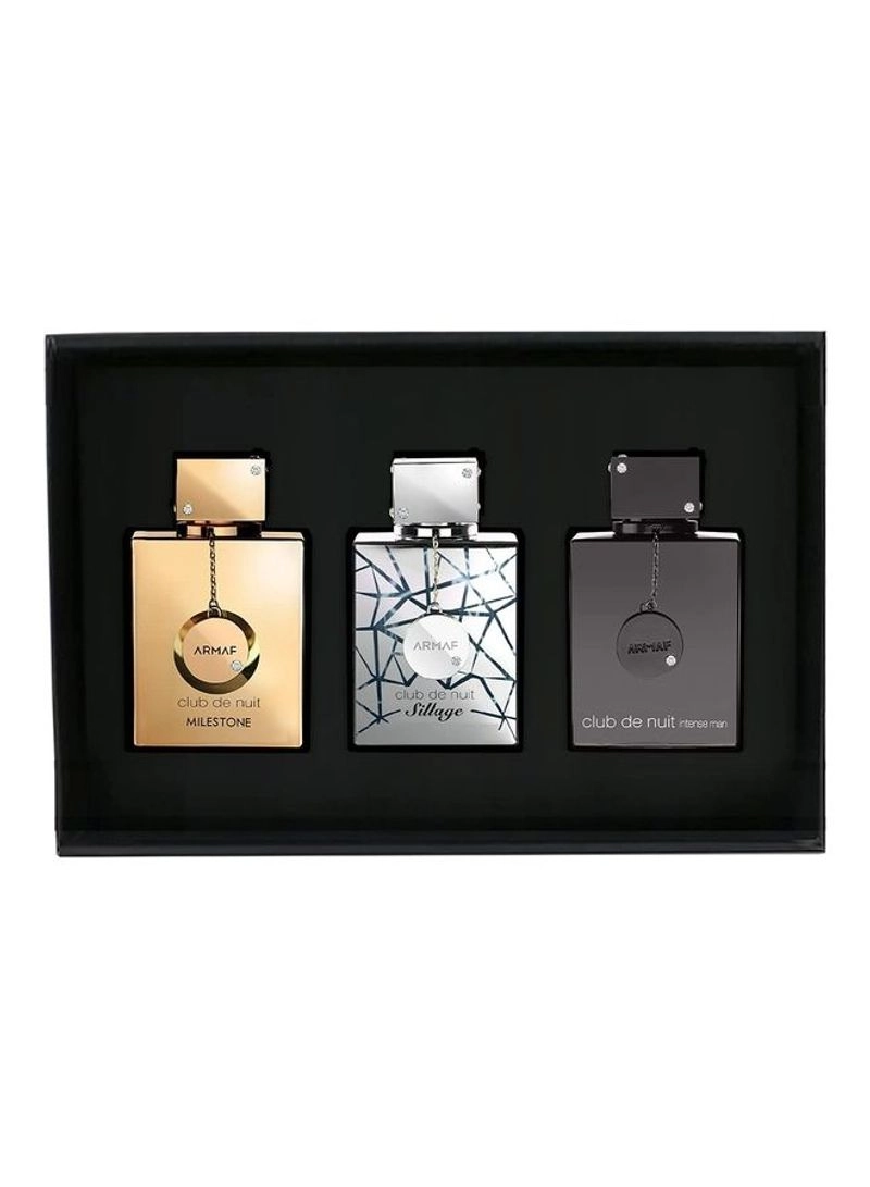 Milestone - Eau de Parfum 30ml + Sillage - Eau de Parfum 30ml + Club De Nuit Intense Man - Eau de Parfum 30ml