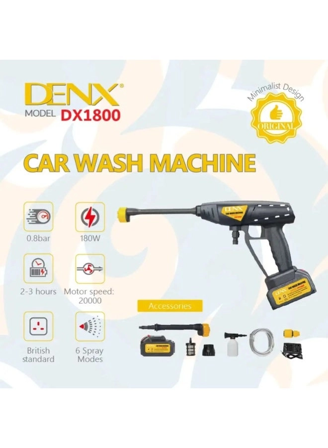 High Pressure Electric Washer - Cordless 180W