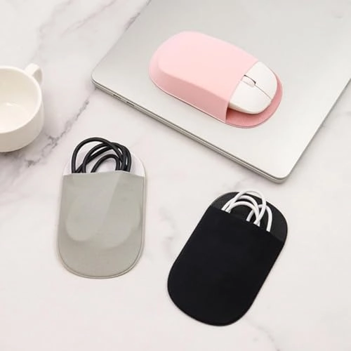 Universal Stick-On Mouse Pouch - Slim Reusable Adhesive