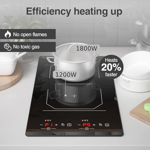 Induction Cooktop 2 Burners Induction hob