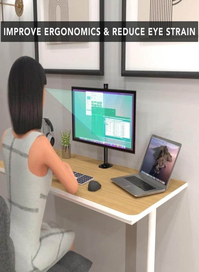 Single Monitor Desk Mount - 32" 75x75mm & 100x100mm