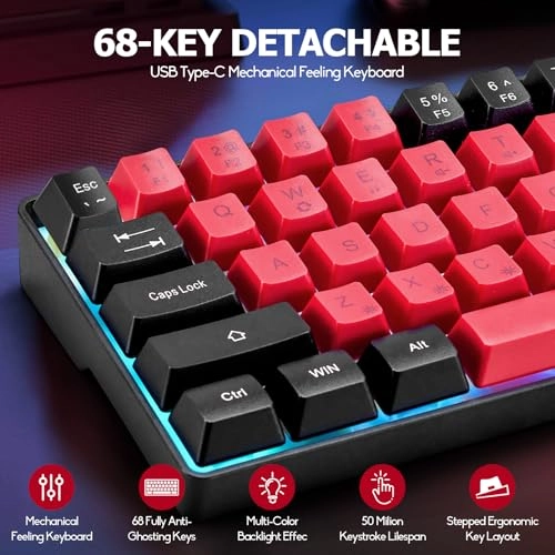 60% Mechanical Gaming Keyboard - Wired