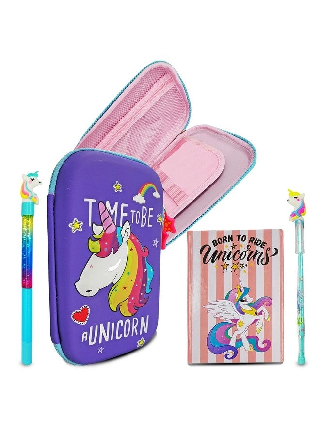 INDIKONB Unicorn EVA multipurpose pencil pouch organiser + Unicorn Gift items - 90 piece(s)