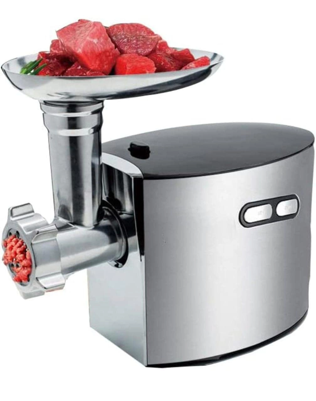 Silvonix Electric Meat Grinder - 2500W Stainless Steel