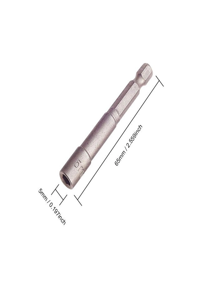 Nut Setter Driver Drill Bit - 5Pcs 5mm