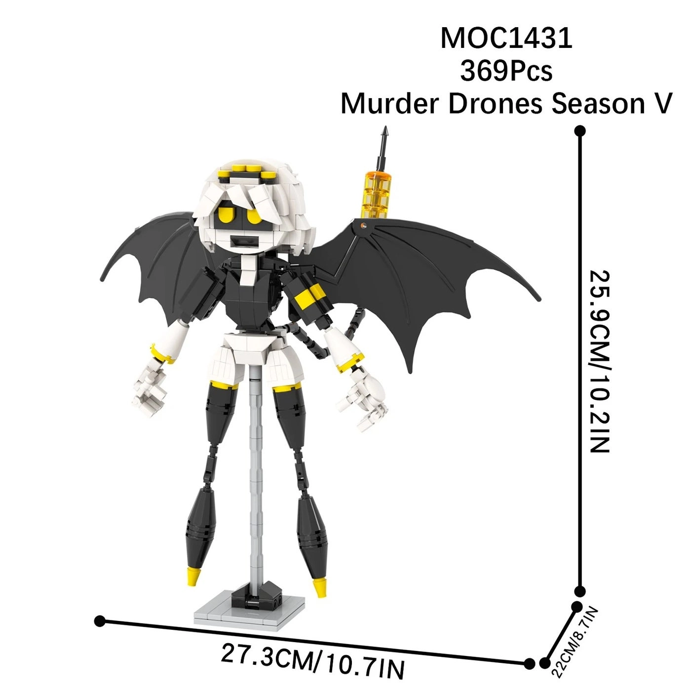 Bluejw Murder Drones Figures - Mini DIY Building Set