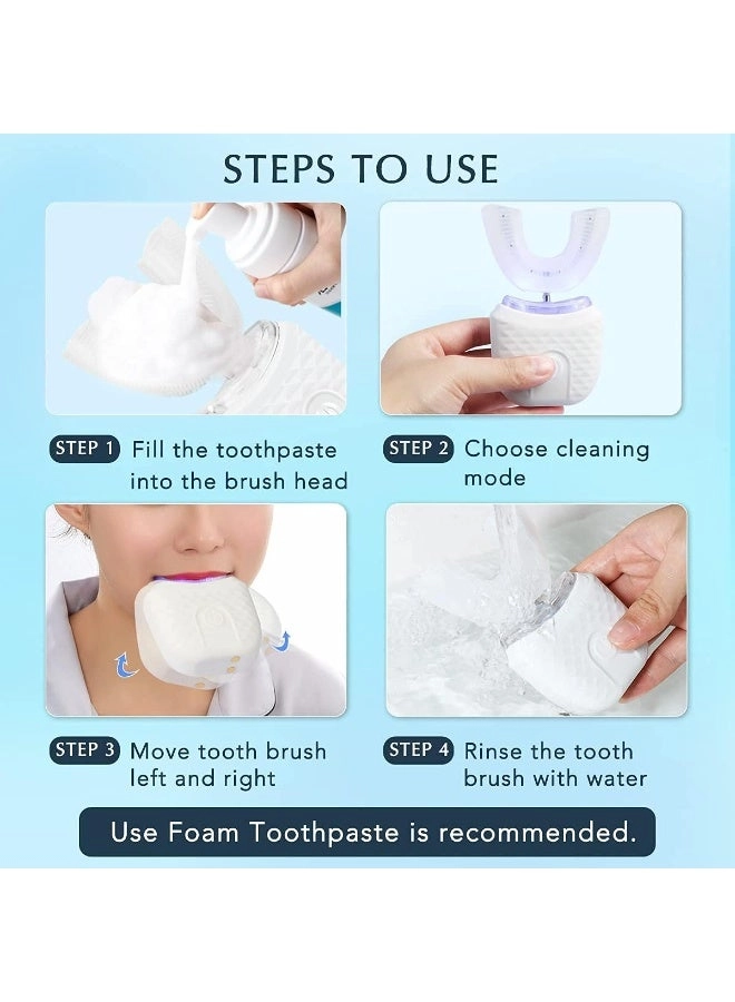 Ultrasonic Teeth Cleaner - U-Shaped 30,000 VPM USB Rechargeable