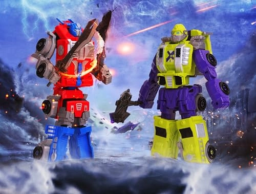 Toddler Robot Vehicles Set - 3 years and up 4 pieces