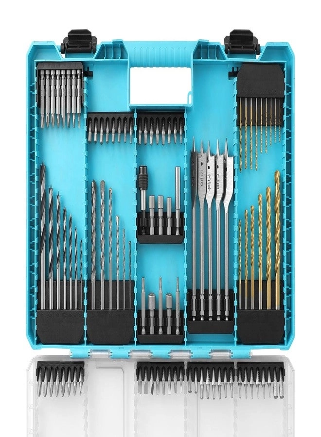 DURATECH Drill Bit Set - High Speed Steel Titanium 99 PCS