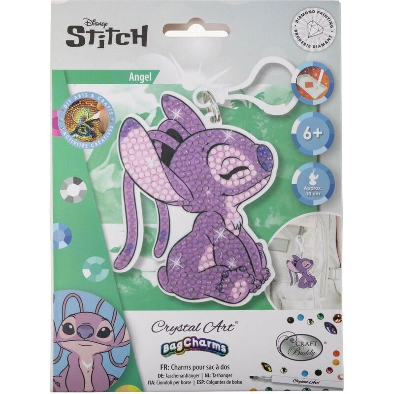 Disney Stitch Angel Crystal Art Buddy